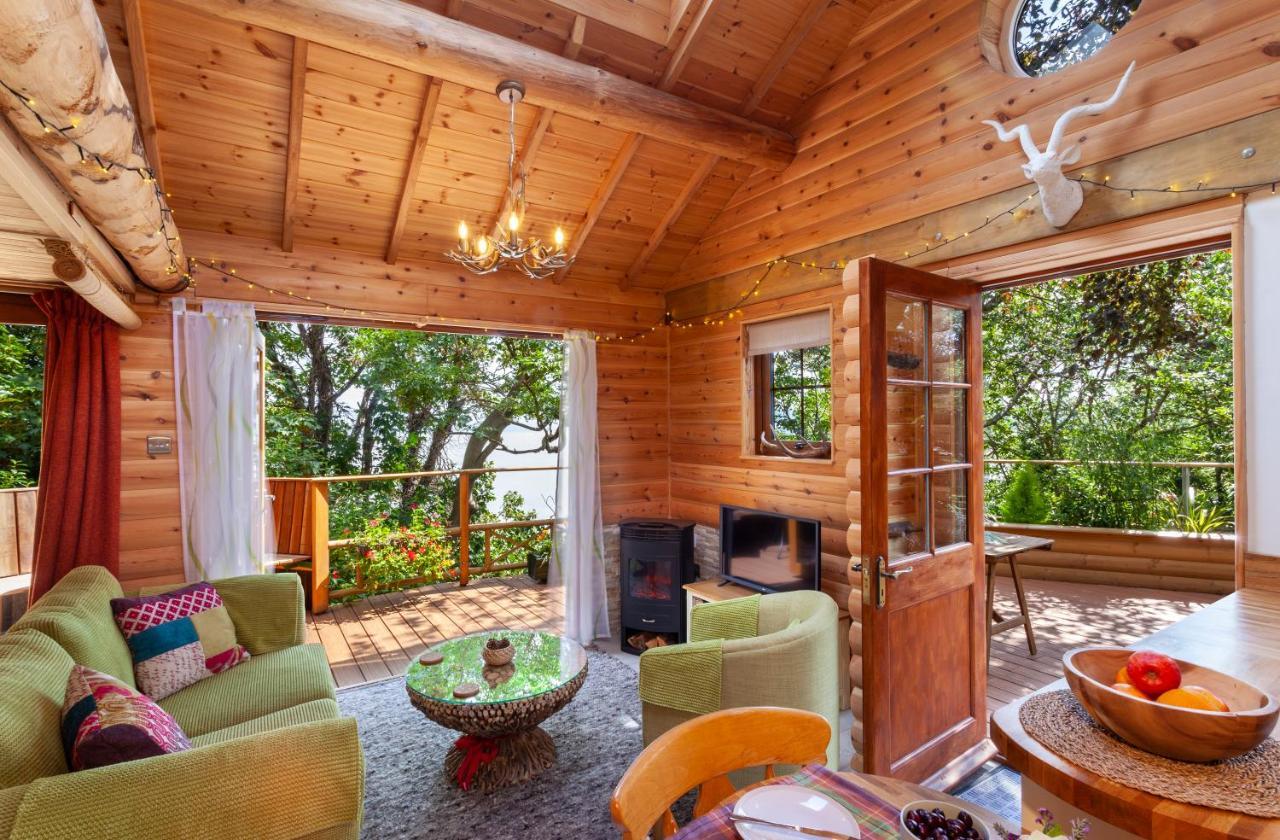 Porthole Log Cabin Minehead Exterior foto